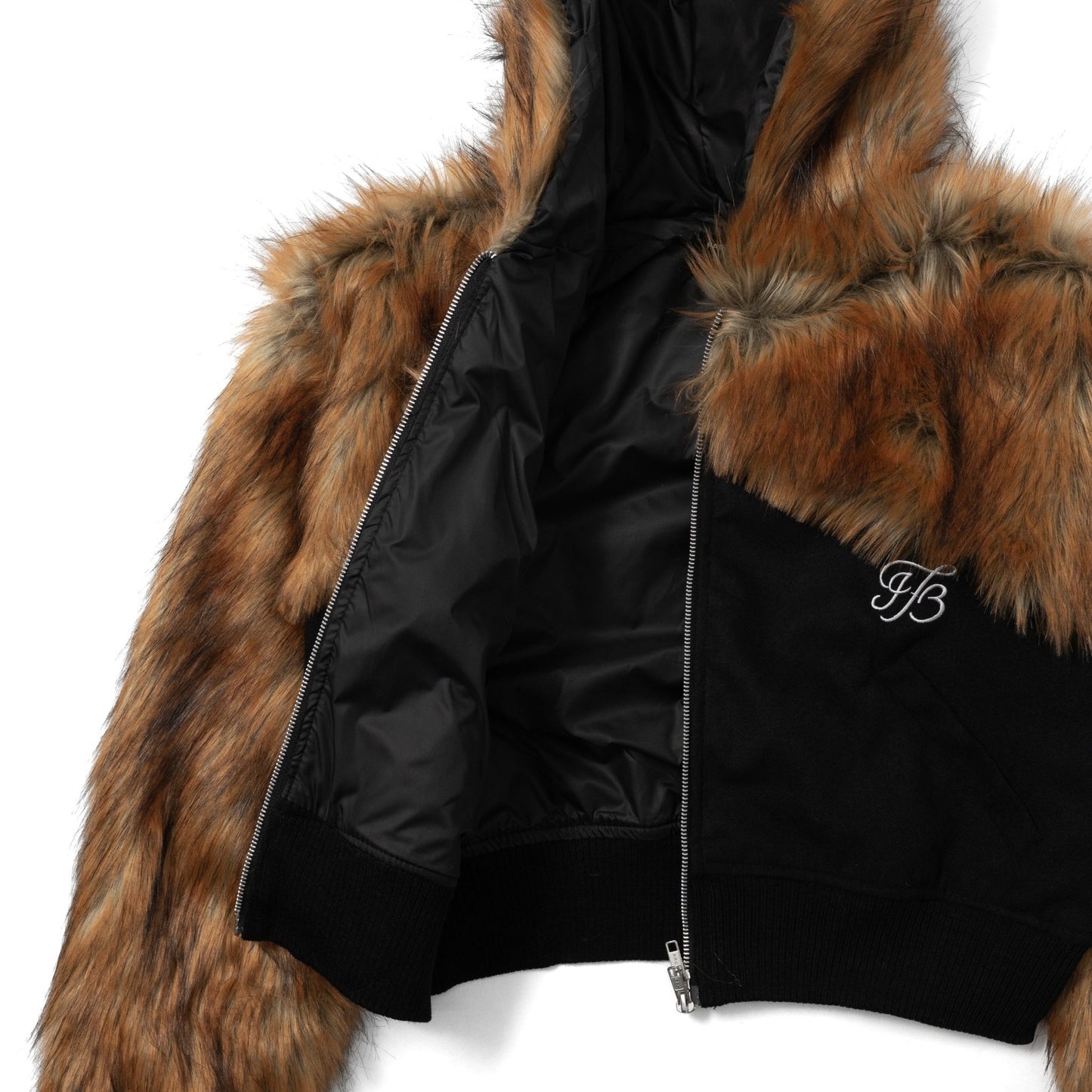 FB FUR JACKET - FAINTONE BLOOM