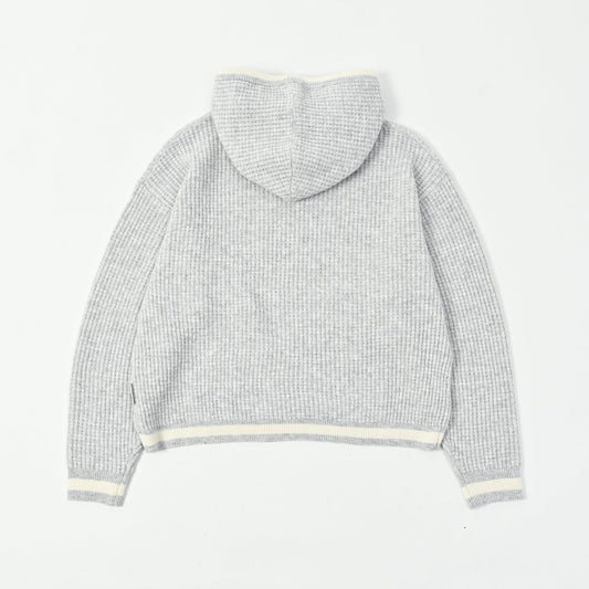 FAINTONE BLOOM KNIT HOODIE - FAINTONE BLOOM