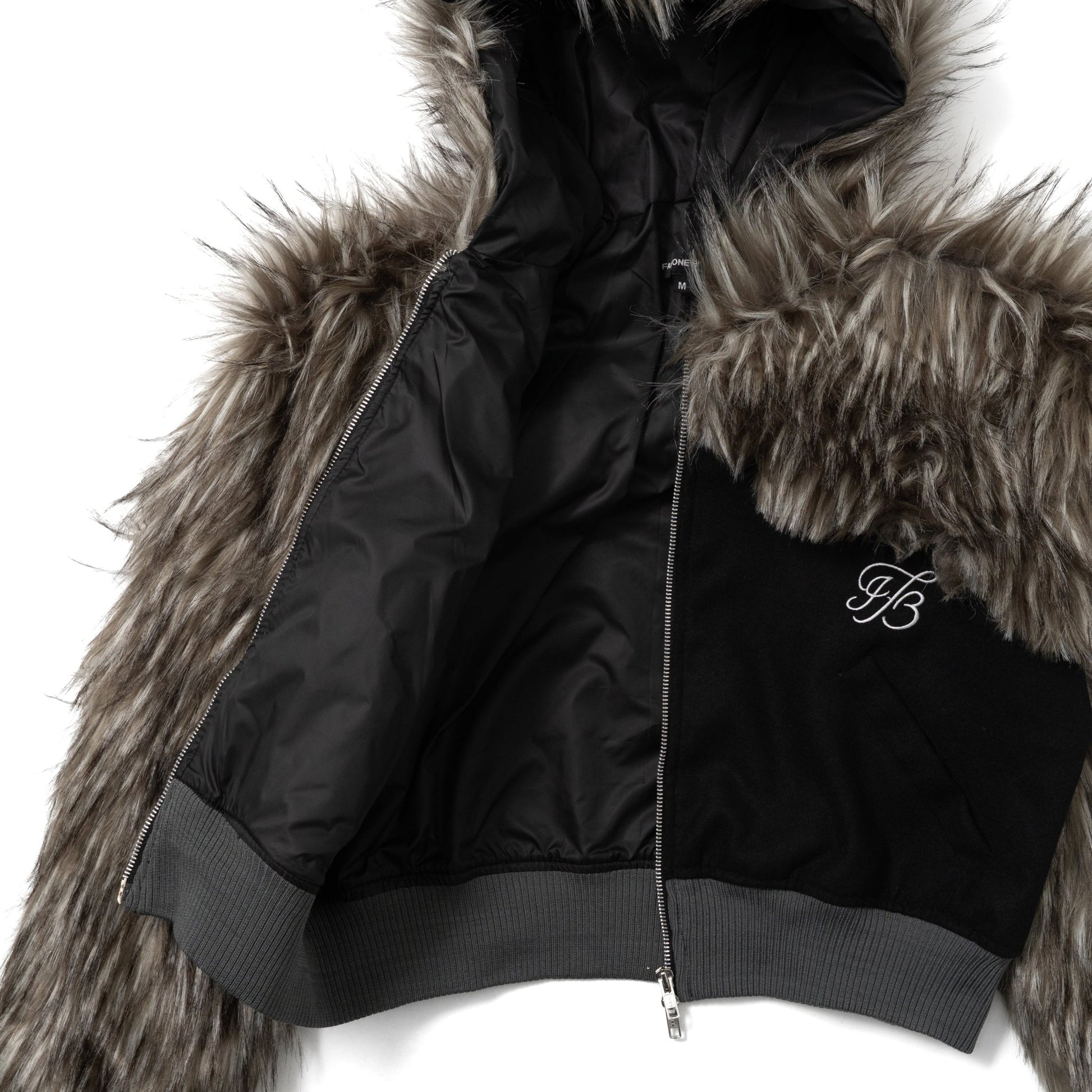 FB FUR JACKET - FAINTONE BLOOM
