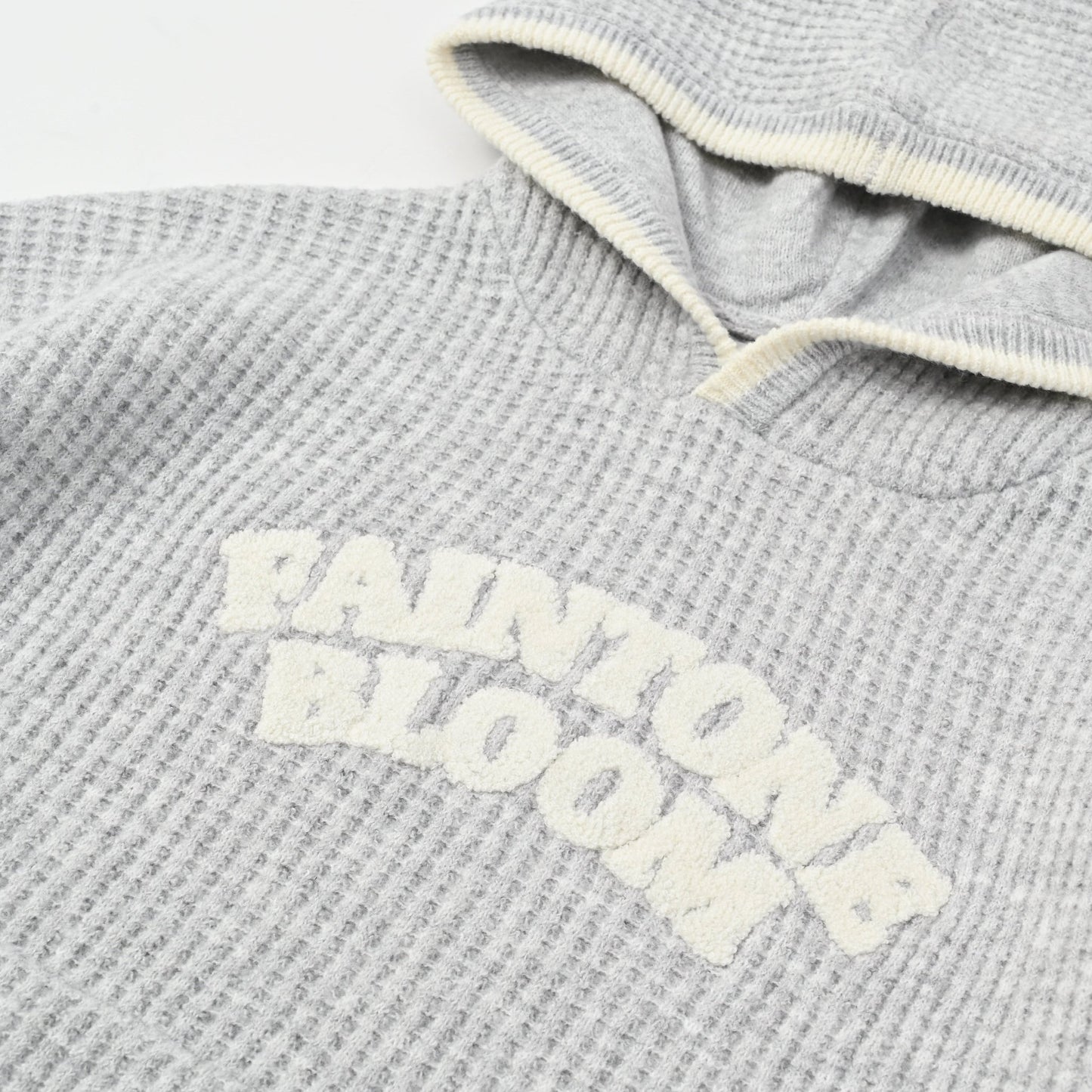 FAINTONE BLOOM KNIT HOODIE - FAINTONE BLOOM