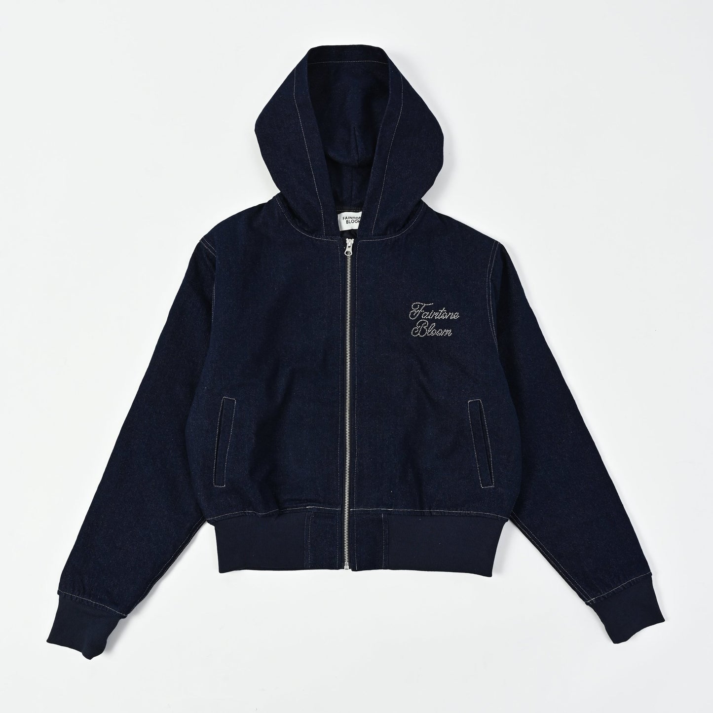 FAINTONE BLOOM DENIM JACKET - FAINTONE BLOOM