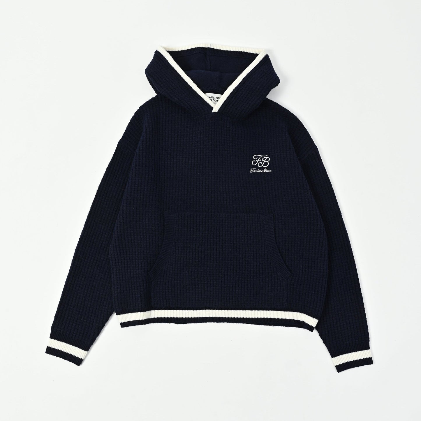 FB KNIT HOODIE - FAINTONE BLOOM